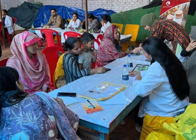 Medical support — community health programme